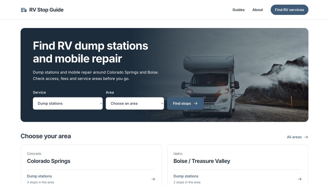 RV Stop Guide